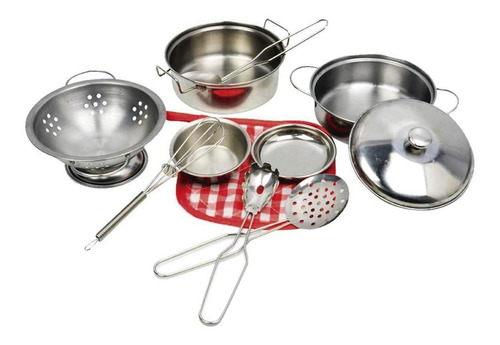 Imagen 3 de 6 de Juego De Cocina Kids Set Juguete De Cocina 11 Piezas