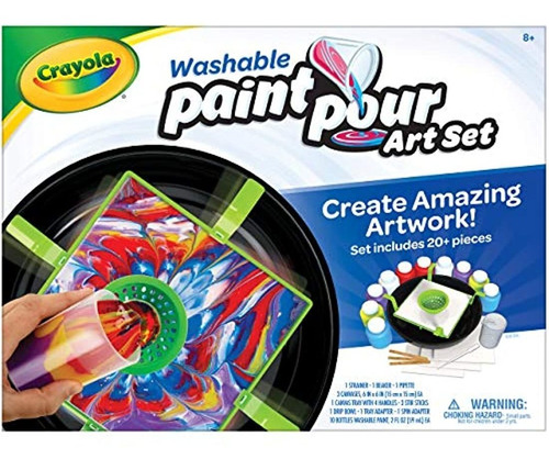 Crayola - Juego De Pintura Lavable, 20 Piezas, Regalo Para A