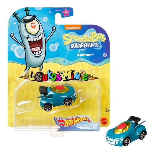 Hot Wheels Spongebob Squarepants Plankton Lacrado