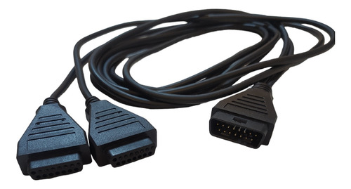 Cable Tipo Y Para Joystick Db15 Pin Macho 2 Hembras 2metros
