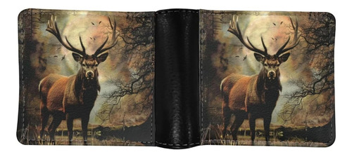 Uinddwcb Cartera Plegable Para Hombre Estilo Gótico Monedero