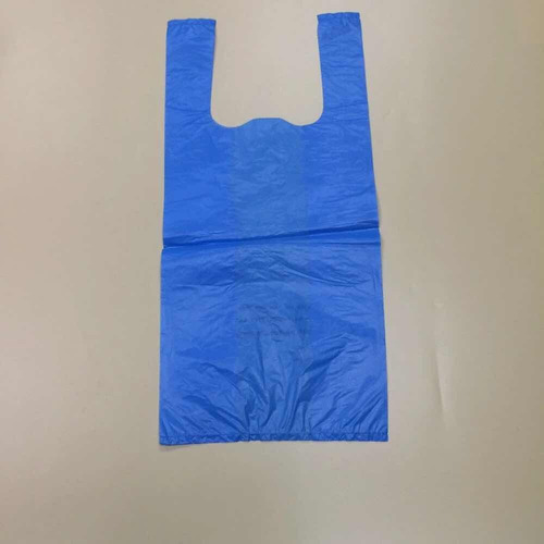 Imagen 1 de 7 de Bolsas Camiseta Baja Dens. 50x70 Celestes 100 Un. / Palermo / Factura A