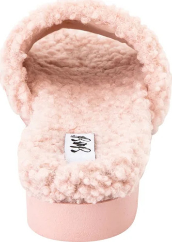 Pantufla Sandalias Peluche Felpa Suela Mujer Shosh 1018776