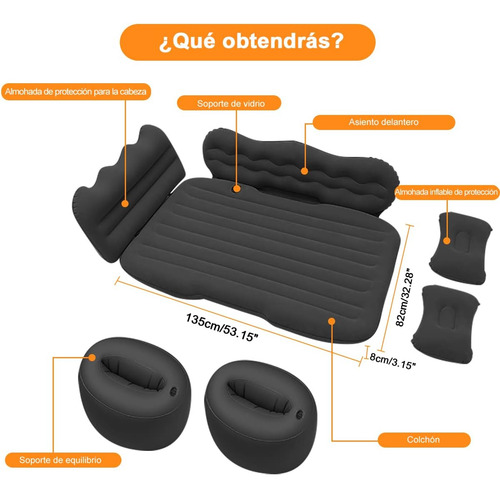 Colchón Inflable Coche Cama Inflable Colchón Camping Bomba