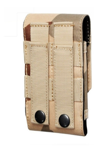 Funda Porta Celular Diseño Militar Nylon Cordura Molle 