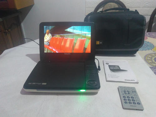 Reproductor Dvd Portatil Philips Pd9000/37 Completo Funciona Negro (Usado)