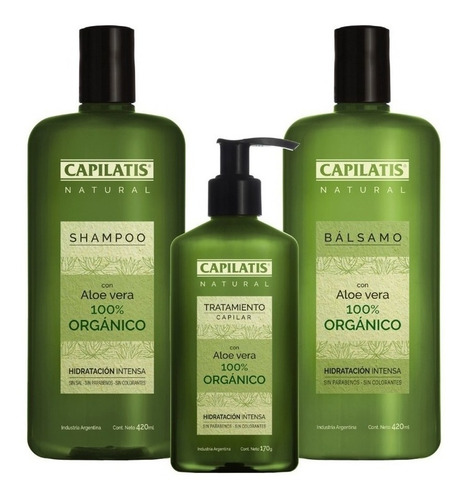 Linea Capilatis Organica Shampoo Acondicionador Y Crema