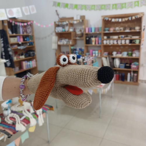 Títere A Crochet Perro