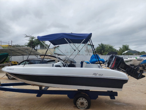 Lancha 16 Pés Rs 160 Com Motor Mercury 50 Hp 2t Elo 0km