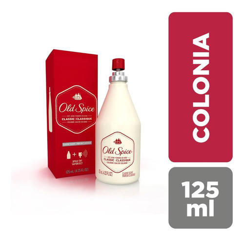 Colonia Classic Old Spice  Cologne 125ml