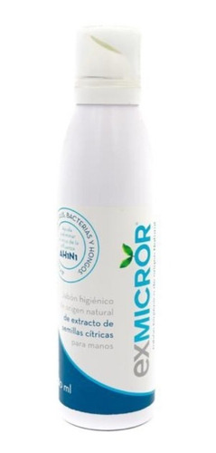 Spray Higienizante Antiséptico Sin Alcohol Exmicror 180ml