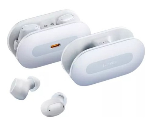 Auriculares internos Baseus Bowie Ez 10 Bluetooth 5.3 Ez10, color blanco