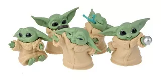 Kit 5 Bonecos Star Wars Bebê Yoda