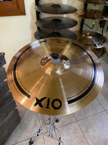 Kit Pratos Bateria Hi Hat 14 Crash 18, 19 E 20 X10 Orion