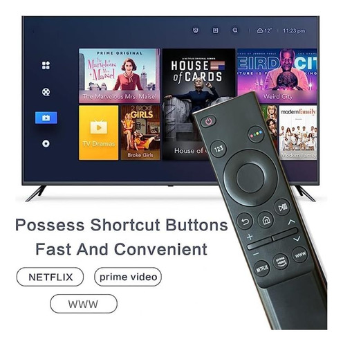 Control Remoto Universal Compatible Para Samsung Smart-tv 4k