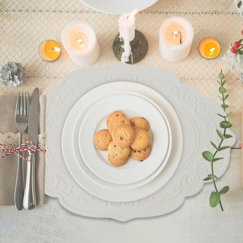 Mantel Individual Para Mesa De Comedor, Tapete De Silicona