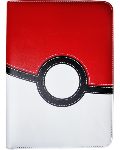 Pasta Binder Cartas Pokemon Pokebola Zip Up 20 Folhas Cards