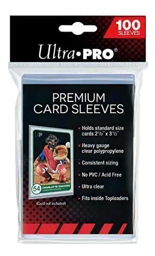 Micas Ultra Pro Premium Card Sleeves Para Cartas Beisbol