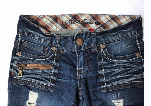 Jeans Jeggings Guess Originales Corte Tubo Deslavados (Usado)
