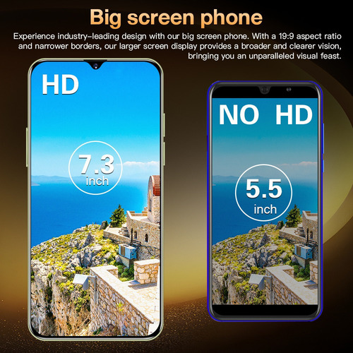 Teléfono Inteligente Android Barato S23 Ultra 7.3 16 Gb+1 Tb 1