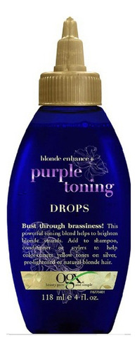 Tratamiento Cabello Ogx Purple Toning Aceite 118 Ml