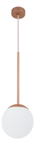 Pendente Linear 1 Lmpada Metal Rosa Metaldomado