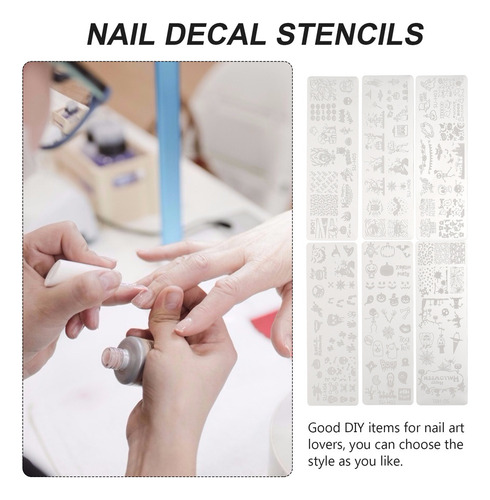 Plantilla De Estampado De Uñas Nail Art Stamper Para Uñas, 6