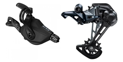 Kit De Cambio E Alavanca Shimano Slx 12v M7100 Sgs Cinza