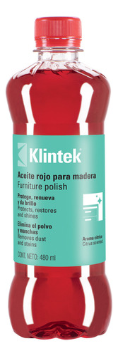 Aceite Rojo Para Madera 480 Ml Klintek 57071