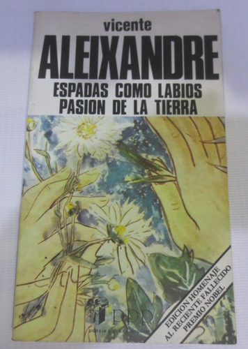 Libro Espadas Como Labios De Vicente Aleixandre