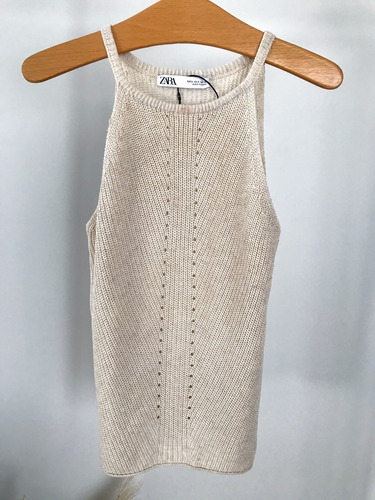 Top Zara Tejido Talle S No Jazmin Rapsodia Cher Ginebra