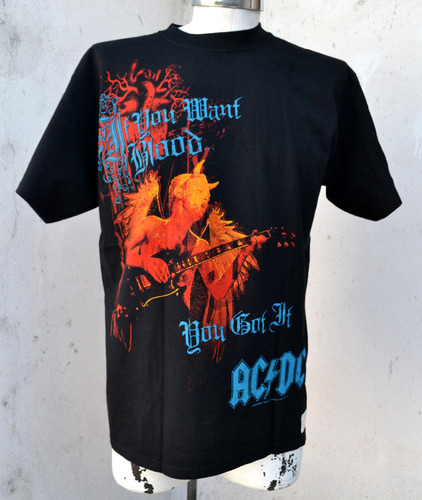 Ac/dc Playera If You Want Blood Srsx Acdc