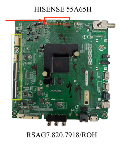 Tarjeta Main Hisense 55a65h Rsag7.820.7918/roh (Usado)