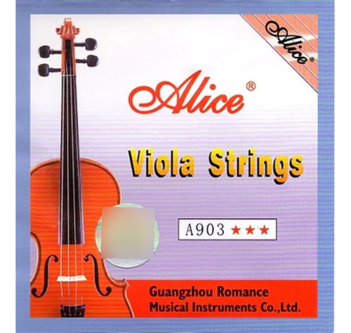 Juego De Cuerdas Alice Para Viola