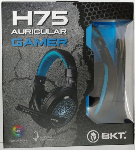 Imagen 5 de 6 de Auricular Gamer Spartan Bkt H75 Con Micrófono Usb+3.5