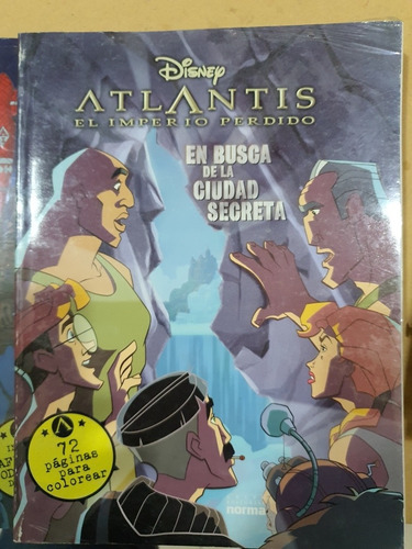 Libro:disney-atlantis-en Busca La Ciudad Perdida-p/colorear