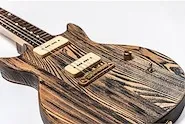 Guitarra Electrica Slick Guitars Sl60 Melody Maker Black Ash