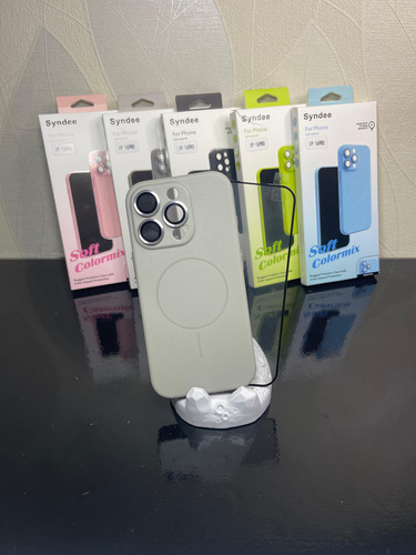 Colores Varios Tpu Con Tecnologia Magsafe, Incluye Mica 9d Gris Ip12 Pro