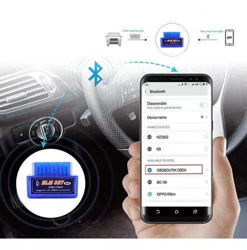 Scanner Automotriz Mini Elm327 Bluetooth Obd2 V2.1 Original