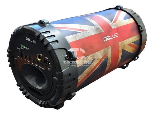 Parlante Bazooka Portable Bt Bandera Dblue 20w / Promoferta