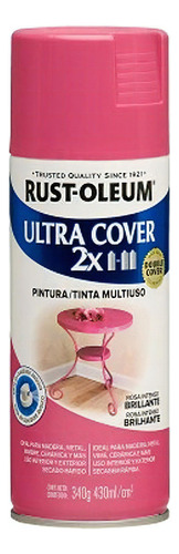 Aerosol Ultra Cover 2x Rosa Intenso Brillante 340 Gr