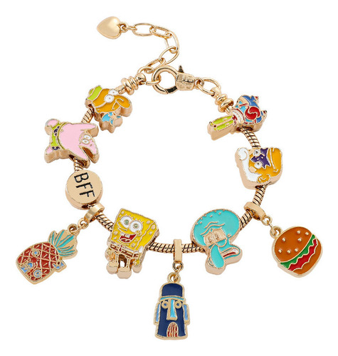 Bob Esponja Squarepants Pulsera De Abalorios Joyería