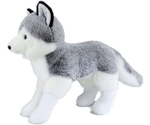 Animal De Peluche Husky Siberiano Realista - Juguete De Pel