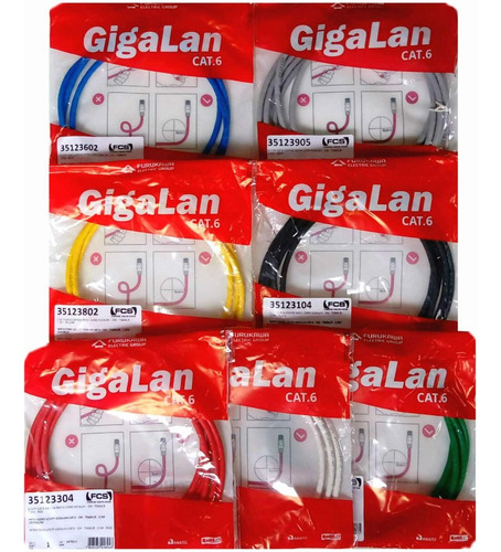 Patch Cord Furukawa Cat6 Injetado Gigalan 1,5 Mts Original