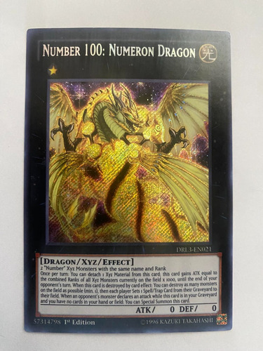 Number 100: Numeron Dragon Secret Yugioh