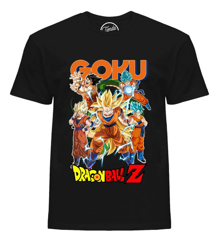 Playera Goku Fases Dragon Ball Z T-shirt
