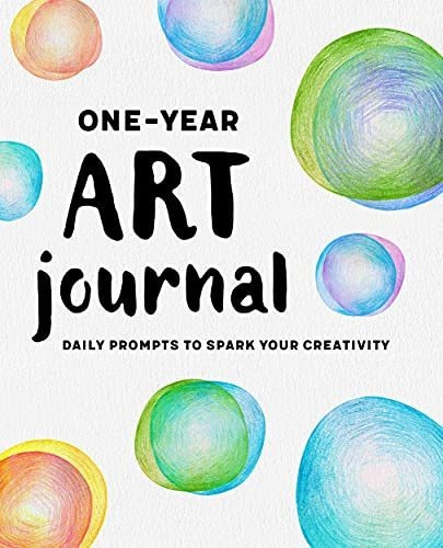 Book : One-year Art Journal Daily Prompts To Spark Your...