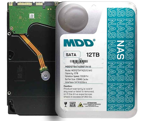 Mdd (mdd12tsata25672nas) 12tb 7200 Rpm 256mb Cache Sata 6.0g