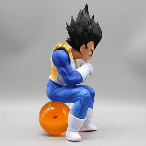 Figura Vegeta Sentado En Esfera 22cm Saga Namek Dragon Ball