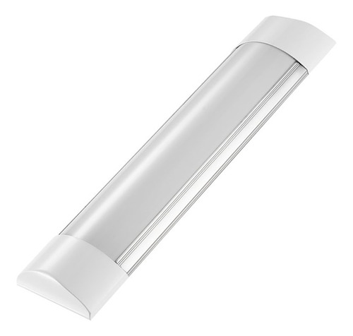 Luminária Linear Led 10w Sobrepor 30cm 3000k Tubular Calha